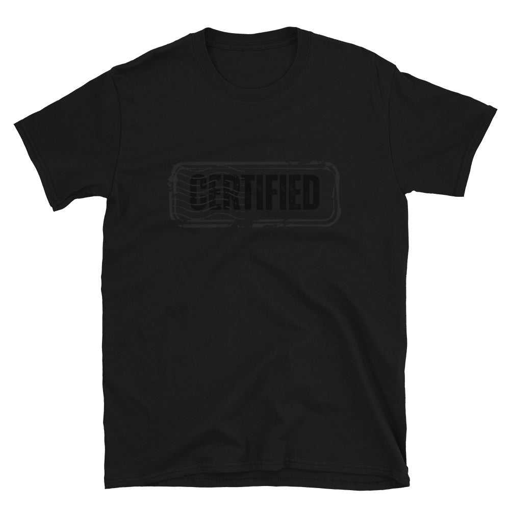 Certified Midnight Short Sleeve Unisex T Shirt