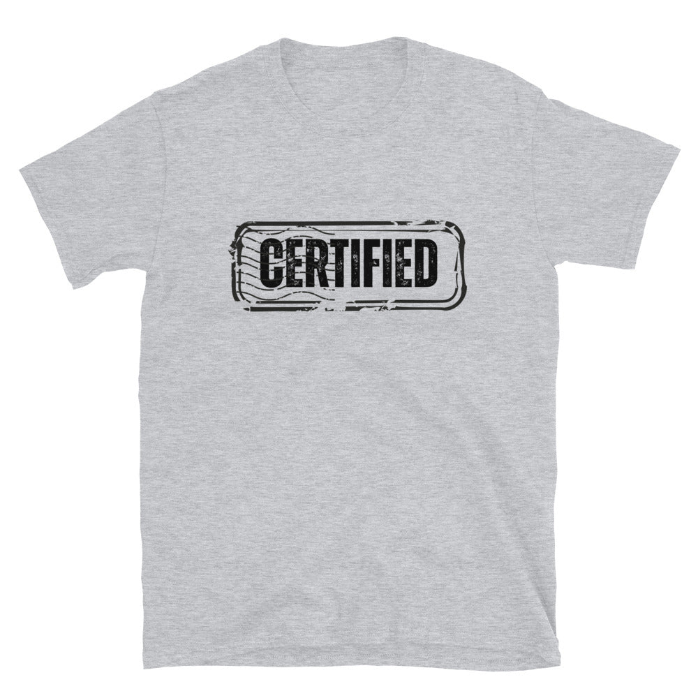 Certified Midnight Short Sleeve Unisex T Shirt